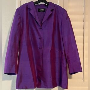 Dana Buchman - 100% Silk Formal Blazer